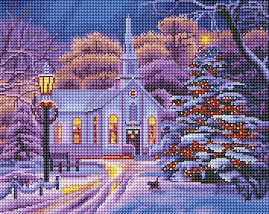 Church LED Light - DIY Diamond Painting