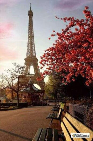 Image of Eiffel Tower View - DIY Diamond Painting