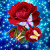 Roses and Butterfly - DIY Diamond Painting
