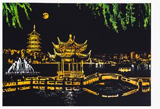 Image of Hangzhou West Lake - DIY Scratch Painting