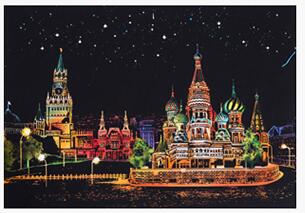 Image of Red Square Moscow - DIY Scratch Painting