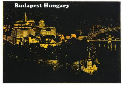 Budapest, Hungary - DIY Scratch Painting