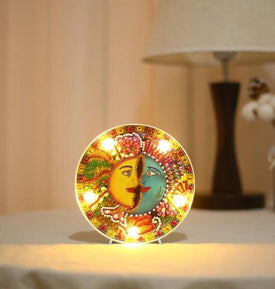 Sun and Moon - DIY Diamond Painting LED Lamp