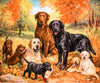 Dog Family - DIY Diamond Painting