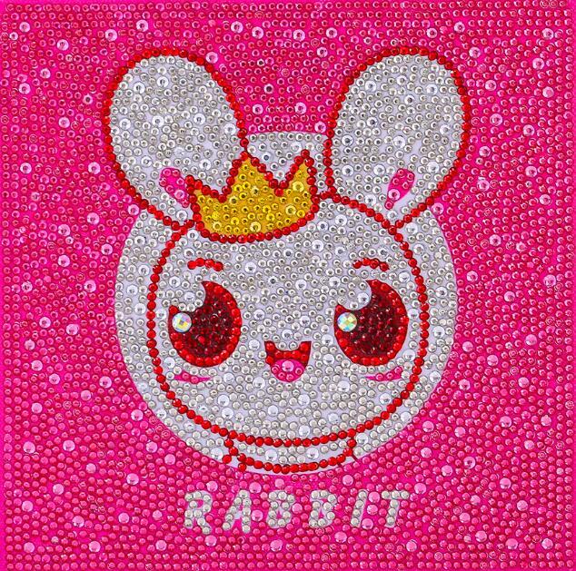 Happy Rabbit - DIY Diamond Painting for Kids