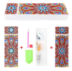 DIY Diamond Painting Pencil Case #1