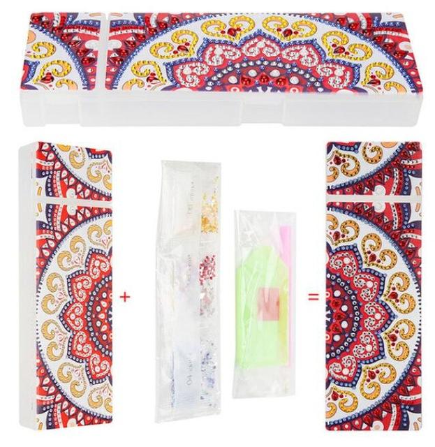 DIY Diamond Painting Pencil Case #9