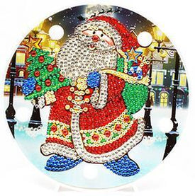 Happy Santa - DIY Diamond Painting LED Lamp