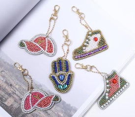 Baseball Gear (5pcs) - DIY Diamond Painting Keychain